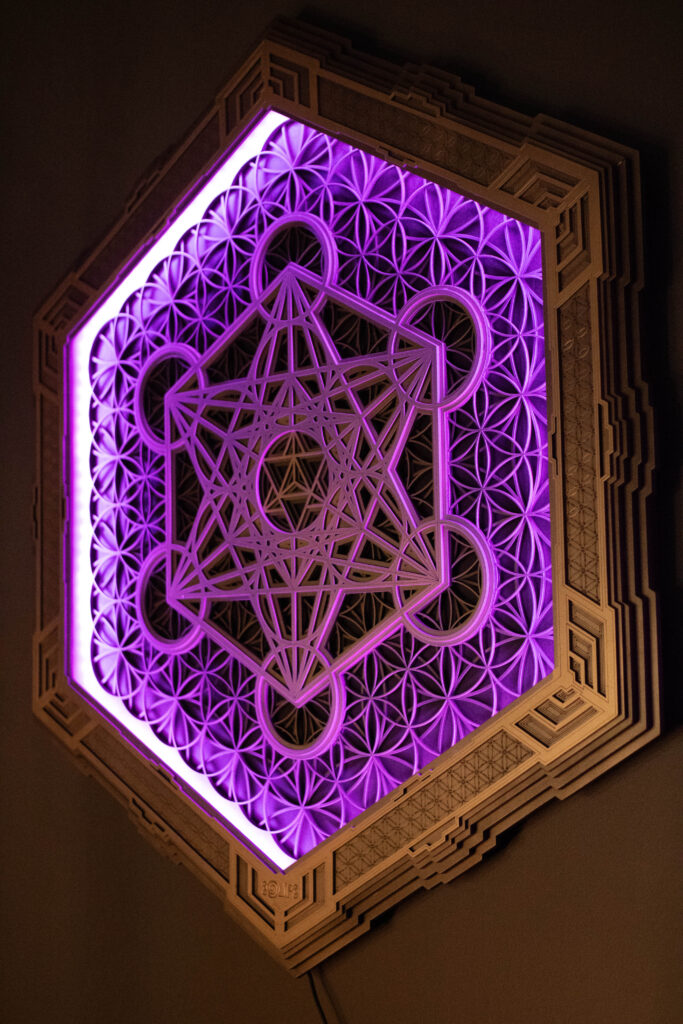 Quantum Room sacred geometry wall art