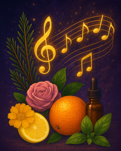 Healing sound and scent artwork